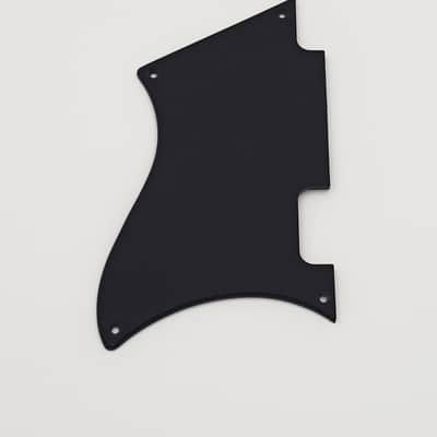 black high gloss acrylic pickguard for YAMAHA REVSTAR RSS02T guitar image 2