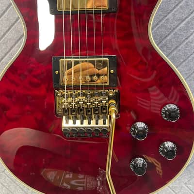 Epiphone Alex Lifeson Les Paul Custom Axcess Ruby SkunkWerx Premier Collection image 4