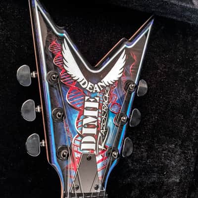 Dean Dimebag Darrell Razorback 2016 DNA Splatter Graphic - Artist Proof image 3