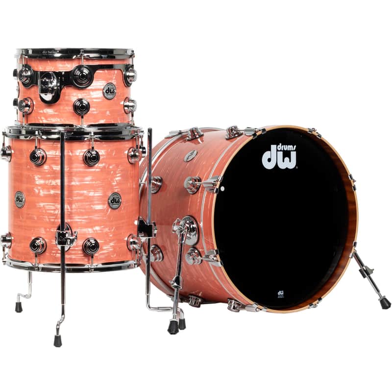 Drum Workshop Collectors Series 3-Piece Shell Kit - Pink Coral image 1