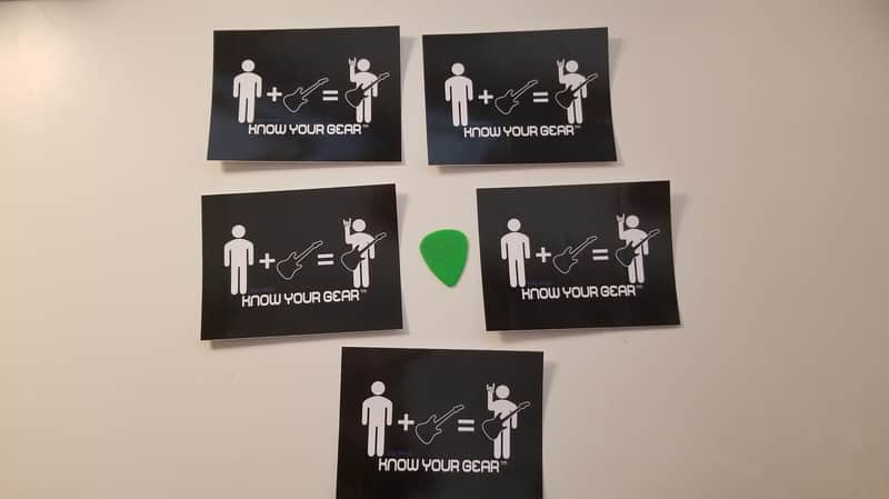 5 Know Your Gear Stickers image 1