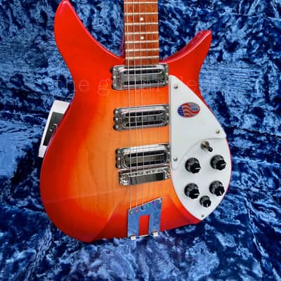 ♚ PRISTINE ♚ 2017 RICKENBACKER 350V63 Liverpool ♚ LUSH DEEP FIREGLO !♚ 6.2 LBS !♚ TOASTERS♚SAVE ££s. *360*330*325 image 16