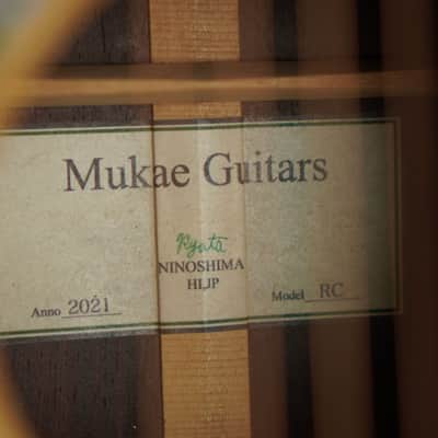 MUKAE GUITARS RC Cutaway Custom 2021 - Natural image 15