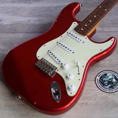 1993 Fender Japan ST62-53 '62 Reissue Stratocaster (Candy Apple Red) image 1