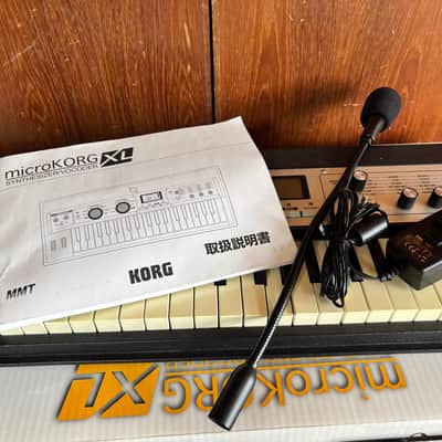 Korg Microkorg XL Analog Modeling Synthesizer / Vocoder w/ box, mic, power supply image 11