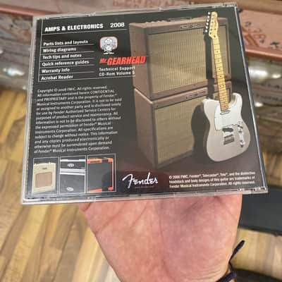 Rare Fender Mr. Gearhead Technical Support CD-ROM Volume 5 Set (2008) – Authorized Service Center Edition image 2