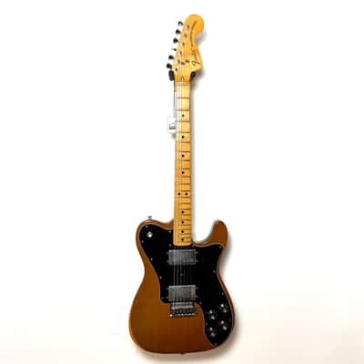 Fender Telecaster Deluxe w/ RARE Factory Tremolo 1973-1974 - Mocha Brown image 3