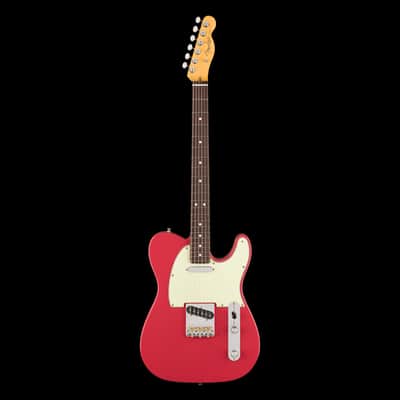 Fender American Professional Classic Telecaster Rosewood Fingerboard Faded Dakota Red With Gig Bag image 2