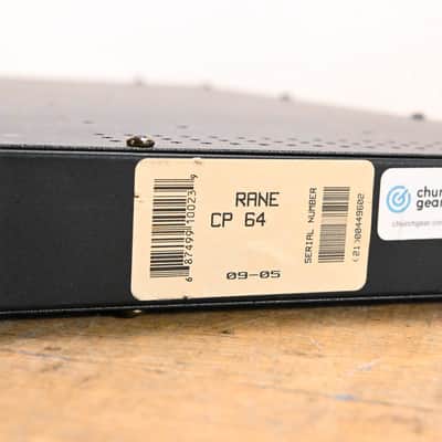 Rane CP64 Dual Zone Audio Distribution and Paging Preamp CG01ULU image 6