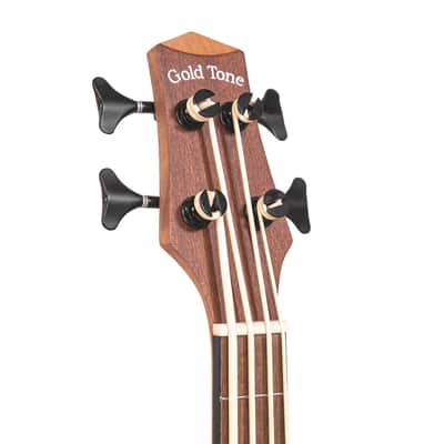 Gold Tone M-Bass Mahogany Top 23-Inch Scale 4-String Acoustic-Electric MicroBass w/Hard Case image 4