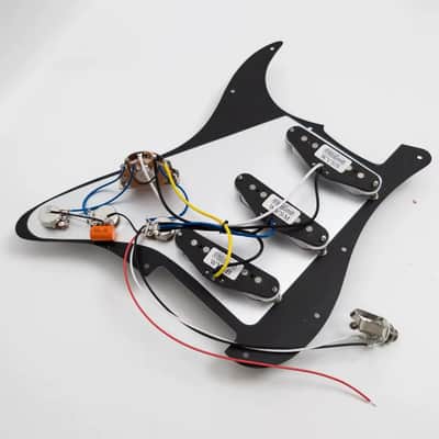 Abalone Pearl Guitar Stratocaster Strat Style Pickguard with Alnico Wilkinson Pickups image 3