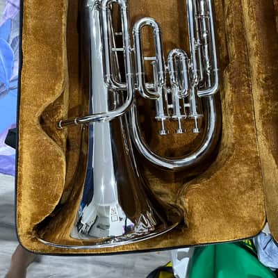 Brand new Euphonium 3 valve Silver Chrome Finish image 1