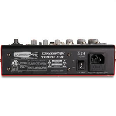 JAMMIN PRO STUDIOMIX 1002FX 10 Channel USB Recording Mixer with Software & Vocal Effects image 2