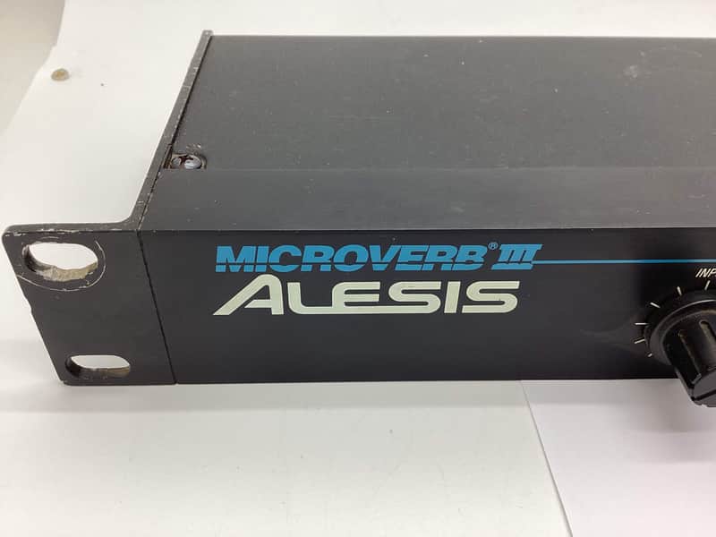 Alesis MicroVerb III 16-Bit Digital Reverb and Delay 1991 - 1996 - Black image 1