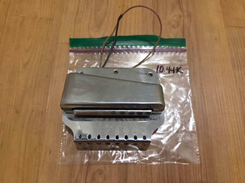 Vintage Early 1950's Fender Trapezoid String-Through 8 String Steel Guitar Pickup w/ Tailpiece! image 1