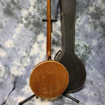Vintage 1952 Kay Model K-54 5 String Banjo New Strings Pro Setup NOS Soft Shell Case image 10