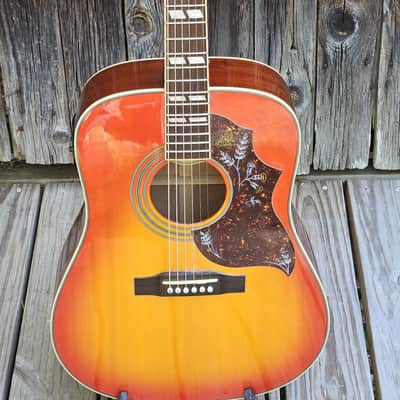 Epiphone Hummingbird Pro 2013 - 2020 - Faded Cherry Sunburst image 1
