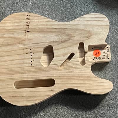 Fender Unfinished Ash '51 Vintage Style Telecaster Body 5 lb 11 oz image 1