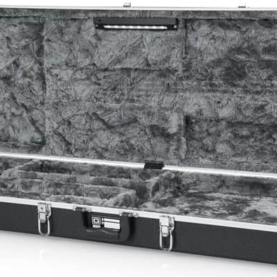 Gator GC-BASS-LED Molded Bass Guitar Hard Case, Black image 2