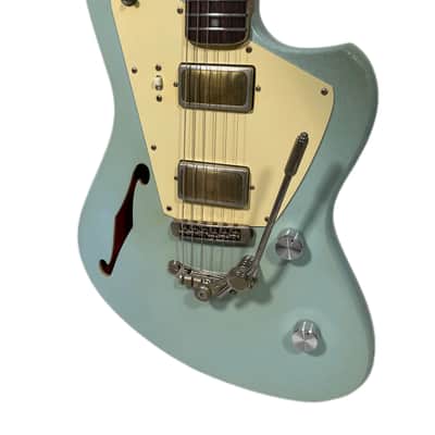 Rufini Guitars Montefalco Semi-Hollow, Aged Sonic Blue, NEW (Authorized Dealer) image 6