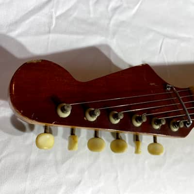 Teisco E-110 1960s Electric Guitar - Tulip Sunburst - Japan image 5