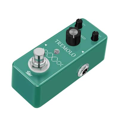 Mini Green Analog Tremolo Pedal Guitar Trelicopter for Electric Guitar Bass True Bypass image 5