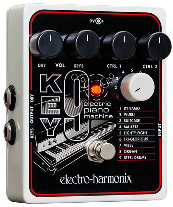 EHX Electro Harmonix KEY9 Electric Piano Machine Effects Pedal, Brand New ! Bild 1