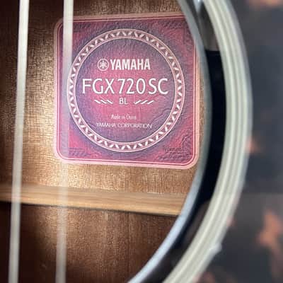 Yamaha FGX 720 SC - Black image 3