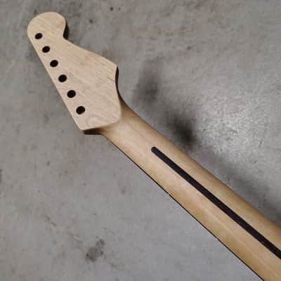 Left Hand Maple Strat Neck fits fender Stratocaster body 22 frets image 6