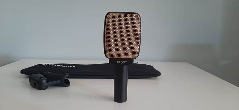 Sennheiser MD409 U3 Cardioid Dynamic Microphone 1990s - Black image 1