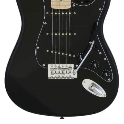 ARIA GUITARRA ARIA STG003SPLBK NEGRA TIPO STRATOCASTER image 1