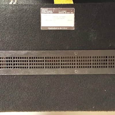 Peavey MARK VI BASS AMP HEAD AND 115 BX CABINET COMBO Mid 90's - Black carpeting image 3