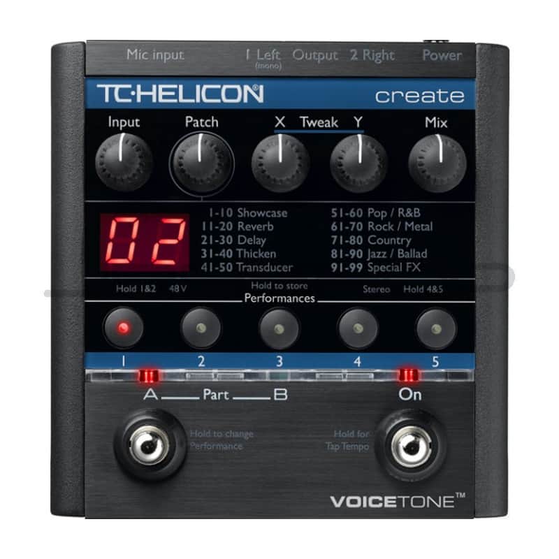 TC Helicon VoiceTone Create | Reverb
