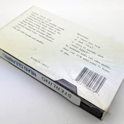 Sterling Dry Type VCR Video Cassette Tape Head Cleaner - Brand New - Factory Sealed image 3