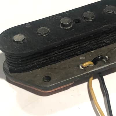 Vintage Early / Mid-1970s Fender USA Telecaster Bridge Pickup Grey Bobbin 6.2 K Rare Made in USA Tele Fullerton Era image 4
