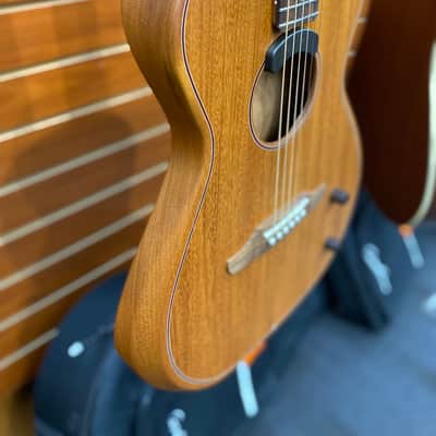 Fender Highway Series Parlor Mahogany Top - All Mahogany image 3