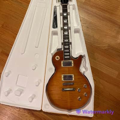 Unbranded Single Cutaway Heavily Aged Guitar Chibson w/Upgrades image 12
