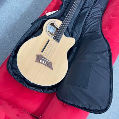 Warwick Alien Rockbass Fretless Acoustic Bass - Natural image 2