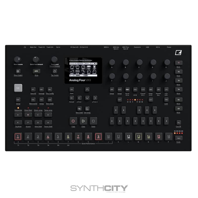 Elektron Analog Four MKII Black image 1