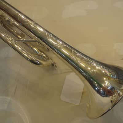 Musikwerks Pro Quality NEW Trumpet-Silver Plated-Abalone Buttons-Smooth Action! image 4