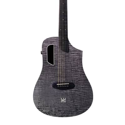 Tagima LUMI-X BK Black Smart Acoustic-Electric Guitar - Built-in Effects-B Stock image 1