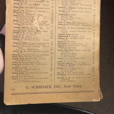 Lot of 9 Old Vintage Books Chorus and Orchestra Sheet Music Creation, Messiah, Lord my God image 10