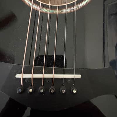 Taylor 814ce Blacktop 2023 - Black top, with Rosewood back and sides image 9
