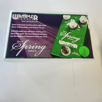Used Wampler Faux Spring Reverb Pedal - Green/White w/ Box image 3
