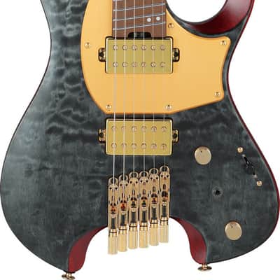 Ibanez Manuel Gardner Fernandes Signature 6 String Electric Guitar w/Bag - Obsidian Black Low Gloss (MGFM10OBL) image 13