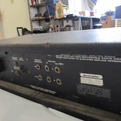 Acoustic Model 320 Bass Head Black & Blue | Reverb