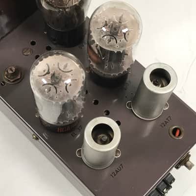 Pair Vintage The Fisher Model 80-AZ Tube Amplifier (Rare Military Version) image 5
