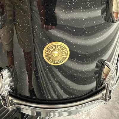 Gretsch Broadcaster 2016 - Black and gold sparkle image 9