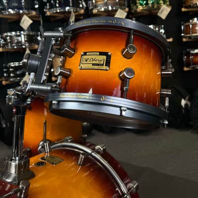 ~WOW!~ Odery Custom Drums Araucaria 3-Piece 10/13/18" Drum Kit Set in Sunset Burst w/ Matching 13" Snare Drum, Solid Aluminum Hoops & Deluxe Cases image 4