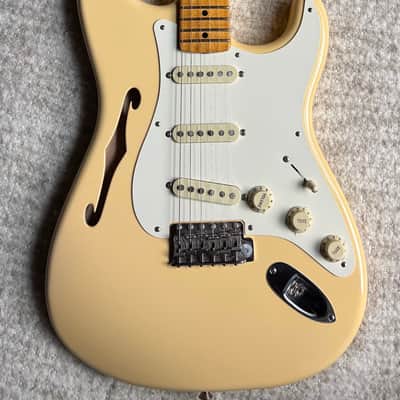 Fender Thinline Stratocaster Eric Johnson - Vintage Blonde image 1